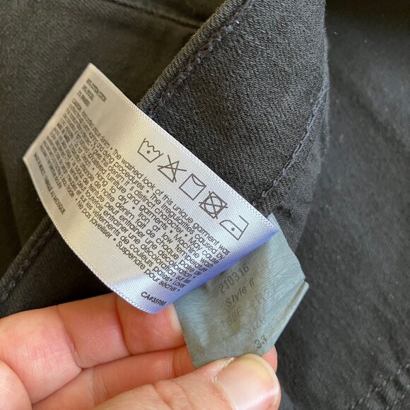 Yoga Jeans Rachel Skinny Jeans Black Denim Women's Size 33 - Picture 4 of 6